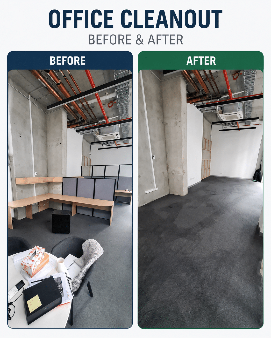 Rubbish Removal M8 office rubbish removal and commercial cleanout in Melbourne